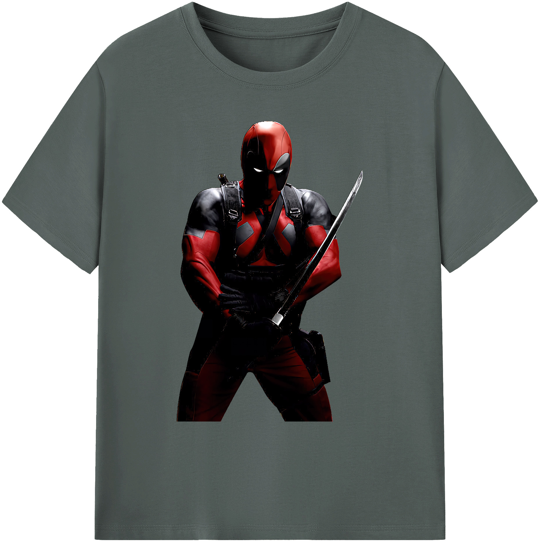 （画像用） Deadpool デッドプール 綿100％ メンズ半袖Tシャツ｜肌触りやわらか＆通気性